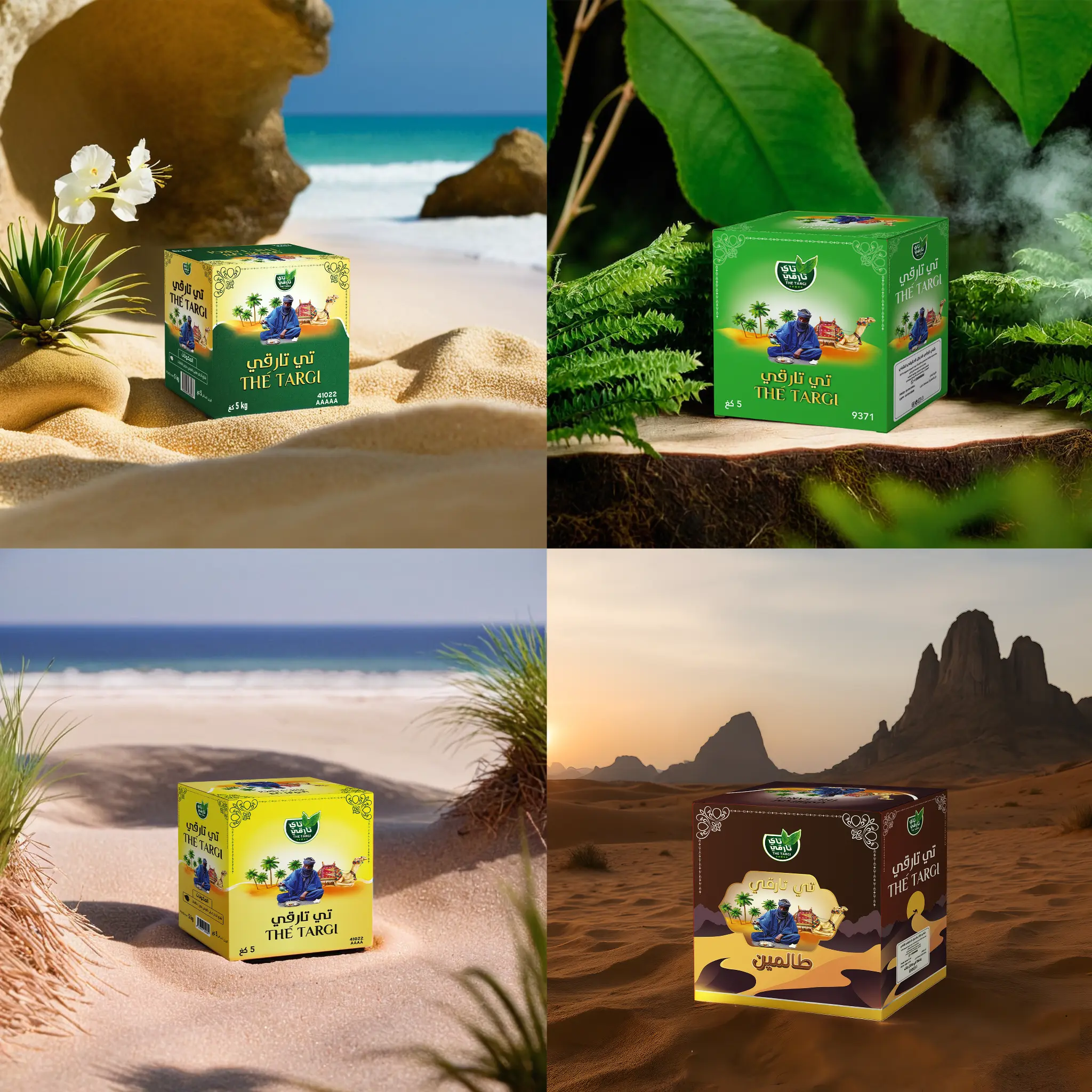 تصميم عبوة شاي تارقي